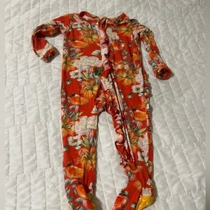 Posh Peanut Sleeper Ruffle NB Newborn